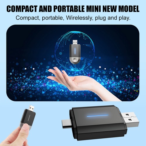 USB Wireless CarPlay Adapter For Apple iPhone Wireless Carplay Dongle Plug Play - Picture 5 of 12
