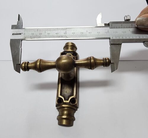 Arm CREMONE solid Rustic hand made brass Heavy French turn Bolt large style 110” - Picture 5 of 16