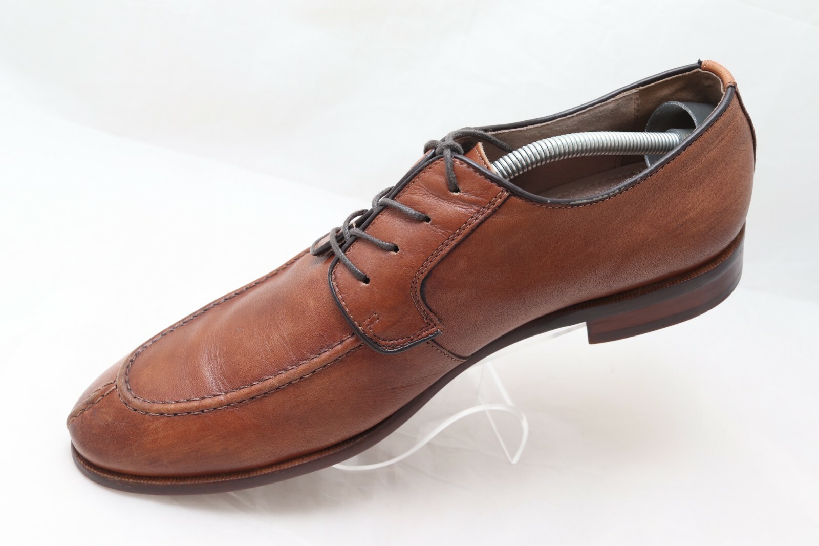 SAOLA WINTHROP Brooks Men's Size 10.5 Oxford Leather Split Toe Cognac Brown