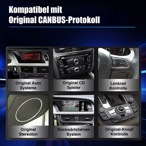 Für Audi Q5 8R 2009-2016 8.8" Android 13 Autoradio CarPlay 8-Core 128GB GPS Navi - Bild 9 von 19