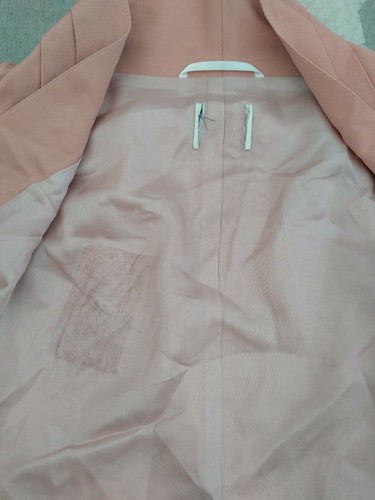 Designer REISS Gita gillet sleeveless jacket size 6 --BRAND NEW-- pink pockets - Picture 5 of 6