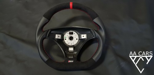 Volante AUDI A4 B5 S4 RS4 S-Line TT parte inferior plana extra gruesa - Imagen 4 de 6