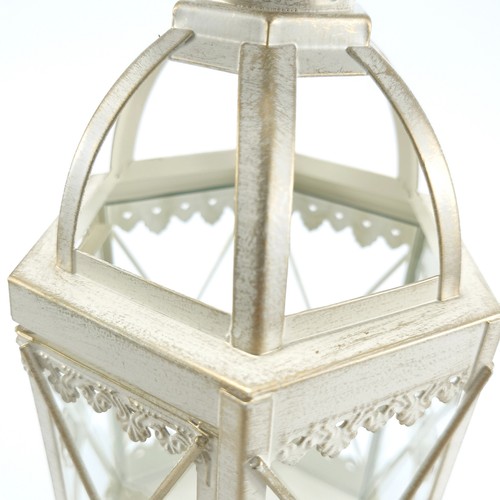 Vintage Candle Holder Glass Windproof Wind Lamp Garden Decoration Lantern - Picture 34 of 36