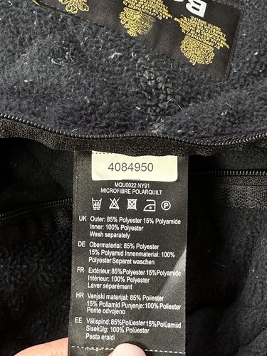 BARBOUR Quilted Microfibre Polarquilt Jacket Black Size XL - Picture 13 of 15