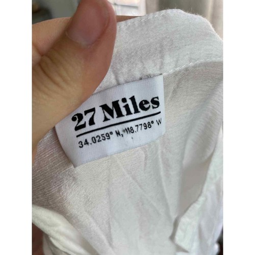 Revolve 27 Miles Malibu White Tiered Flowy Dress - 第 6/6 張圖片