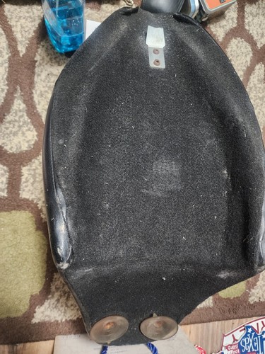 GENUINE BIGDOG MOTORCYCLES LEATHER SOLO SEAT BDM EMBROIDERED OEM ORIGINAL NICE! - Picture 3 of 4