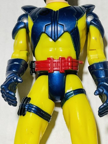 Vintage 1995 WOLVERINE X-Men Action Figure Yellow Blue Toy Biz 11” Loose - Picture 5 of 9
