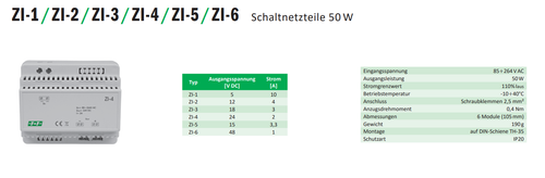 F&F ZI-2 Schaltnetzteil 230V Ausgangsspannung 12V Leistung 50W  - Bild 5 von 10