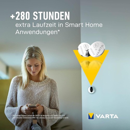 VARTA Batterien Knopfzellen CR2032, 20 Stück, Power on Demand, Lithium, 3V - Bild 3 von 12