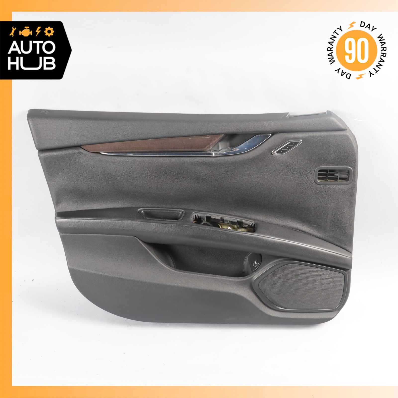 14-17 Maserati Quattroporte M156 S Q4 Front Left Side Interior Door Panel OEM