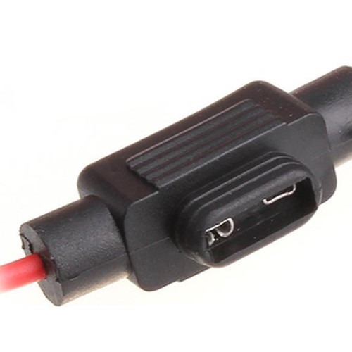 Waterproof Power Socket Mini Blade Type In Line Fuse Holders With 10A Fuse - Foto 5 di 5