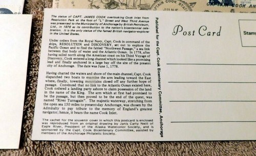 Captain James Cook 200 Jahre US COVER ANCHORAGE ALASKA PHILATELISTISCHE GESELLSCHAFT LOT - Bild 13 von 20