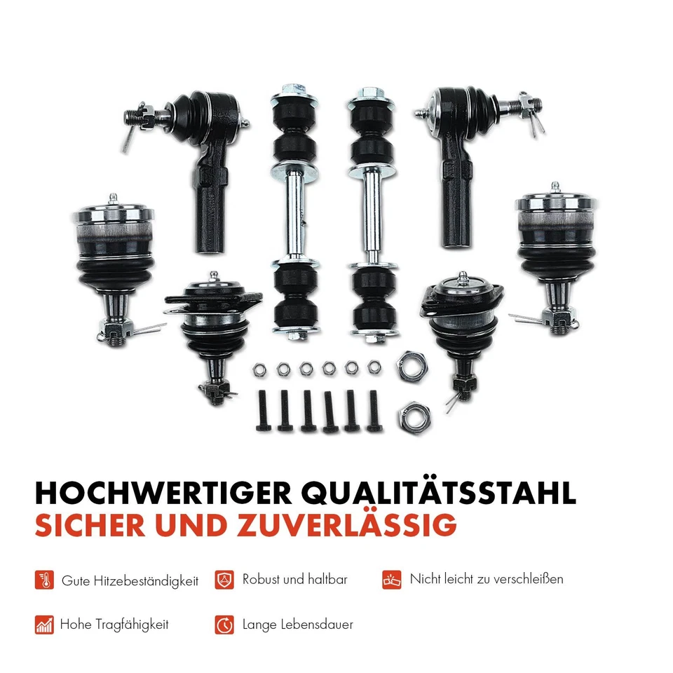 8x Bras Pièce Essieu Avant pour Chevrolet Camaro Pontiac Firebird FS67 92-02 - Photo 4/4