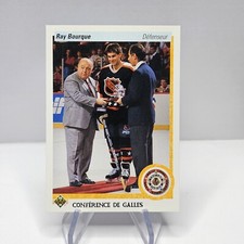 Ray Bourque 1991 Upper Deck #489 Conference De Galles