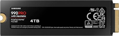 SAMSUNG 990 PRO avec dissipateur thermique SSD 4To, PCIe Gen4 M.2 2280 interne solide état dur - Photo 5/5