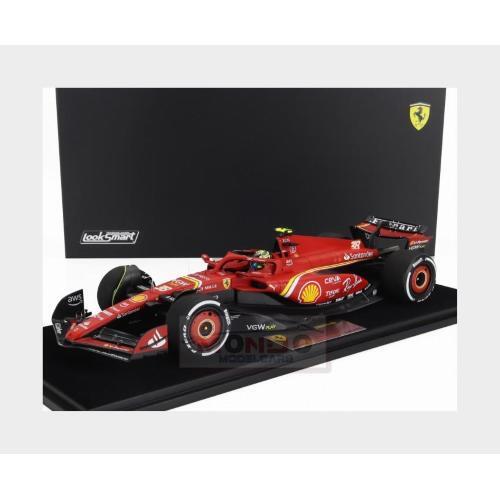 1:18 LOOKSMART Ferrari F1 Sf-24 Arabia Saudita Gp 2024 Bearman + Vitrina LS18F1058 - Imagen 2 de 2