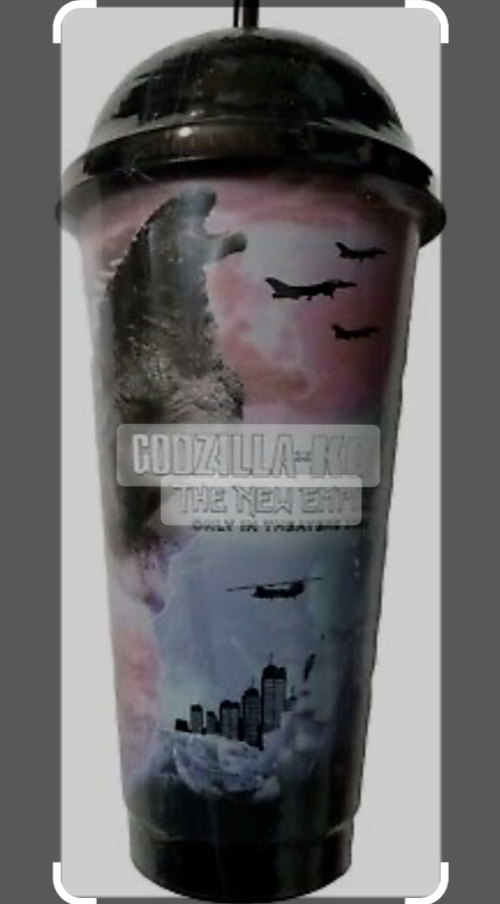 Godzilla vs Kong New Empire Color Changing Soda Cup & Straw Circle K Cinemark | eBay