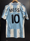 A Gift From Messi, To My Son. 2009 Adidas Argentina Home Football Jersey.