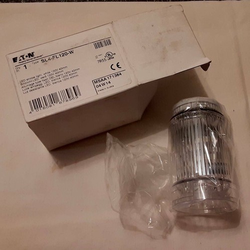 Eaton Stack Light LED Strobe SL4-FL120-W . White. NEW. Free Shipping - Picture 5 of 6