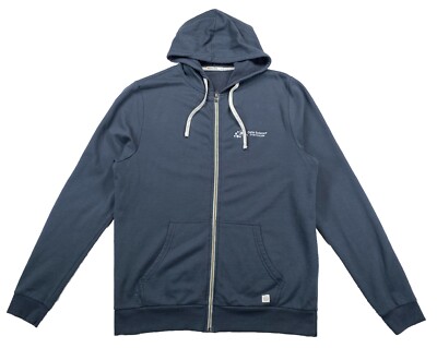 Marine Layer Men s Large Afternoon Hoodie Gray USA Full Zip (Corp Logo)