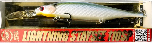 LUCKY CRAFT Lightning Staysee 110SP - 183 Pearl Threadfin Shad (1qty) - Picture 3 of 7