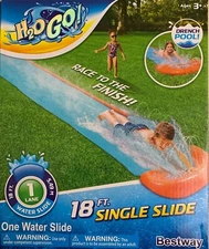 Bestway H2O GO! Single Water Slip N' Slide 18ft SLIDE New