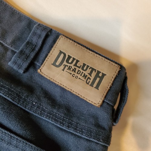 Duluth Trading Pants NAVY BLUE 36x32 Cotton 34x30.5 - Picture 16 of 18