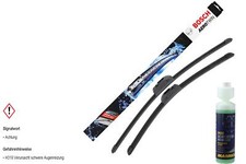 Scheibenwischer Wischblatt AeroTwin SET BOSCH AR551S Scheibenreiniger 250ml