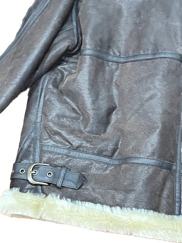 Vintage XOXO 80s/90s Women’s Leather Aviator Bomber Jacket - Medium - Picture 19 of 21