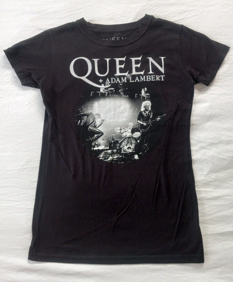 QUEEN + Adam Lambert Tシャツセット NWOT - Queen Adam Lambert Women's SZ M Rhapsody Tour 2 Sided