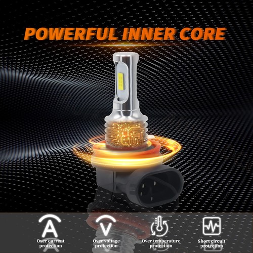 Kit de 6 faros antiniebla LED blancos para GMC Yukon 2000-2004 2005 2006 - Imagen 3 de 16