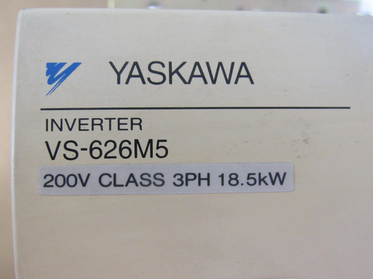 YASKAWA INVERTER VS-626M5 3PH CIMR-M5D2018 | eBay