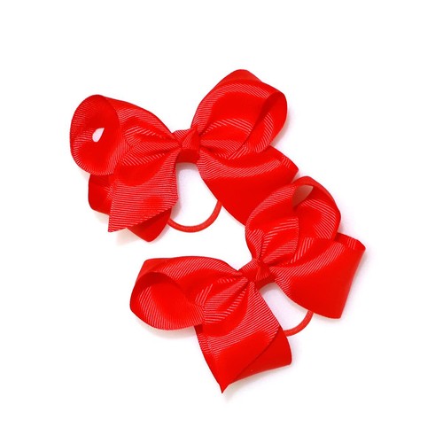 40Pcs 4.5 Inches Boutique Pops Hair Bows Elastic Hair Ties Grosgrain Ribbon B... - Picture 5 of 7