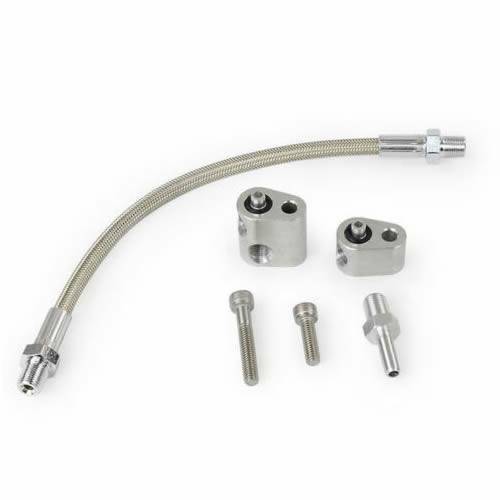 For LS1 Cylinder Head Coolant Steam Port Crossover Throttle Body Hose Kit - Imagen 2 de 8