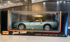 Maisto Special Edition 1996 Powder Blue Chevrolet Corvette 1:18 Diecast Car