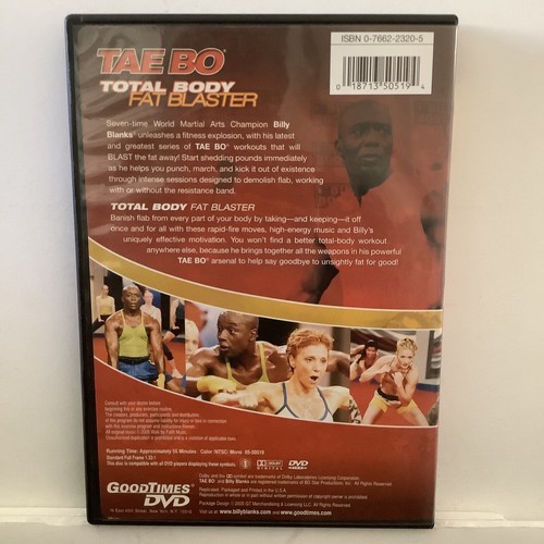 Billy Blanks - Tae Bo: Total Body Fat Blaster (DVD, 2005) - Picture 2 of 4