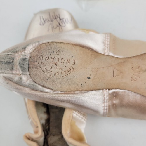 NYC Ballet Shoes Signed By Sterling Hyltin. Worn/Collector - Picture 7 of 9