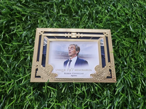 RUBEN COUSILLAS 2023 Futera 1/1 Gold Frame Football Card Argentina Man City