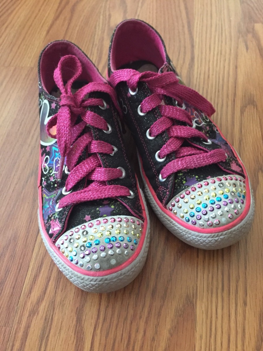 Skechers twinkle toes womens red discount