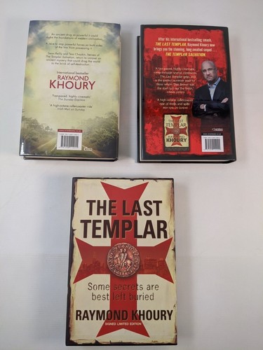 Raymond Khoury Sean Reilly Tess Chaykin Series Books 1 2 3 Limited Signed Ed  - Bild 2 von 8