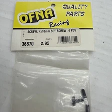 Ofna Racing Set Screws 4 pcs 4x10mm Rc Hardware 36870 B49