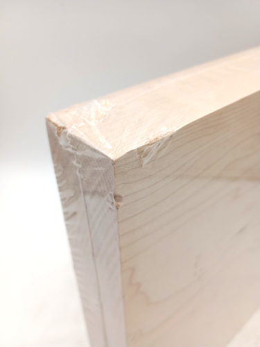 BLEMISHED - John Boos 17" x 12" Rustic Edge Cutting Board - Maple - Picture 3 of 3