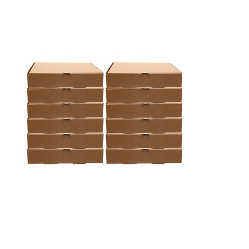12pcs Thicken Pizza Storage Boxes Square Paper Pizza Box Pizza Takeout - Picture 4 of 12