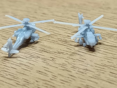 1/700 Apache helicopter set of 5 - Picture 4 of 8