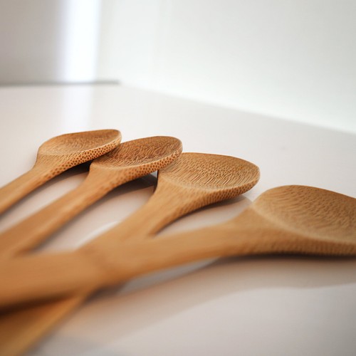 Beille 4 Stck. Bambus Küchenlöffel Utensilien Kochen Backen Zubehör - Bild 6 von 12
