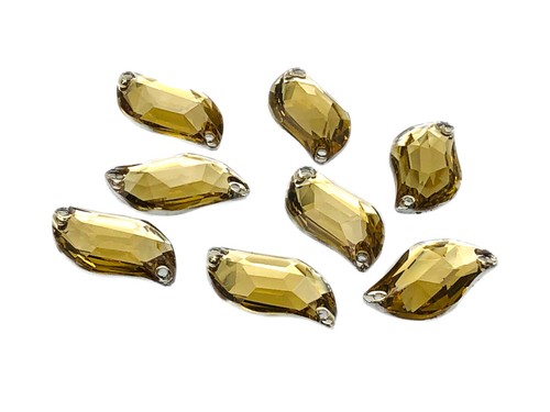 Resin Random Shape Crystals EIMASS® Sew or Glue on Flat Back Gems - Picture 6 of 11