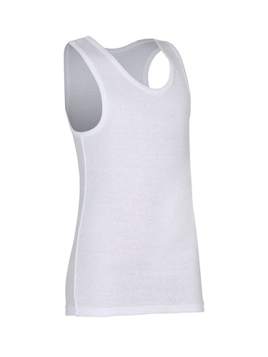 boys Cotton Tank Top Undershirt Multipack Underwear - 10 Pack White Medium US - Picture 2 of 3