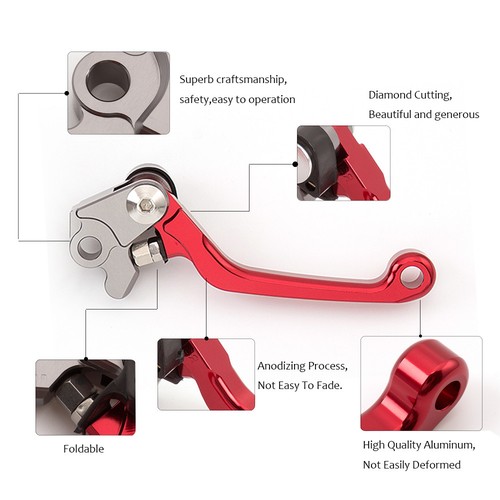 CNC Clutch Brake Pivot Levers for CRF450R 2004-2006 CRF250X CRF450X 2004-2017 - Picture 5 of 8