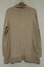 H by Halston mock turtleneck beige colorblock Size M