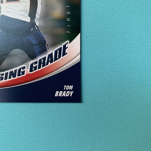 2007 Upper Deck First Edition Passing Grade Insert #PG-TB Tom Brady Patriots, e9 - Picture 3 of 10